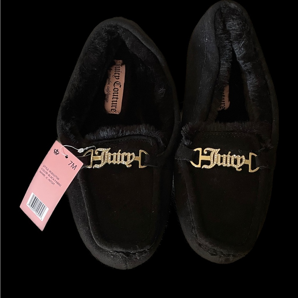 Juicy Furry Inside Slippers- Open Box